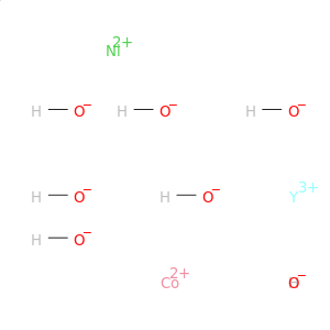 Cobalt nickel yttrium hydroxide