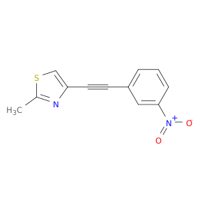 Thiazole, 2-methyl-4-[(3-nitrophenyl)ethynyl]-