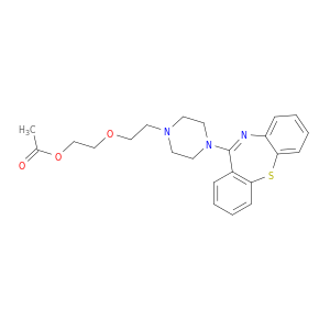 2-(2-(4-(Dibenzo[b,f][1,4]thiazepin-11-yl)piperazin-1-yl)ethoxy)ethyl AcetateQuetiapine Acetate