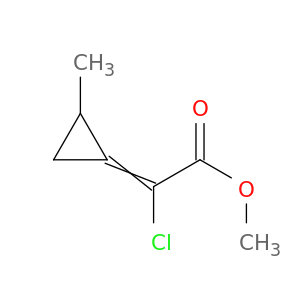 Acetic acid, chloro(methylcyclopropylidene)-, methyl ester