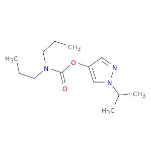 Carbamic acid, dipropyl-, 1-(1-methylethyl)-1H-pyrazol-4-yl ester