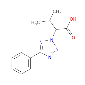 3-Methyl-2-(5-phenyl-2H-1,2,3,4-tetrazol-2-yl)butanoic Acid