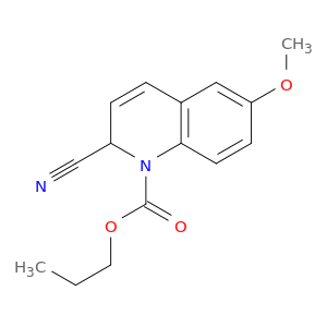 1(2H)-Quinolinecarboxylic acid, 2-cyano-6-methoxy-, propyl ester