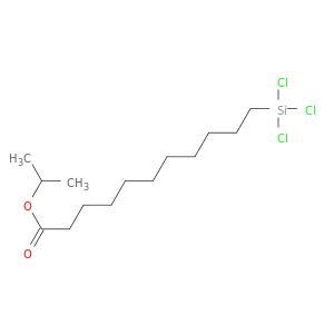 Undecanoic acid, 11-(trichlorosilyl)-, 1-methylethyl ester