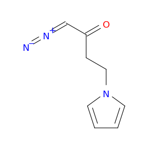 2-Butanone, 1-diazo-4-(1H-pyrrol-1-yl)-
