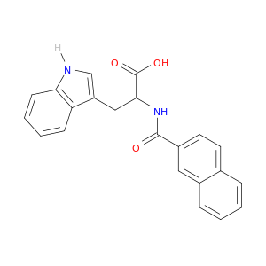 3-(1H-indol-3-yl)-2-(naphthalen-2-ylformamido)propanoic acid