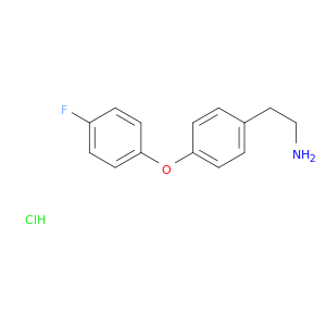 2-[4-(4-Fluorophenoxy)phenyl]ethan-1-amine Hydrochloride