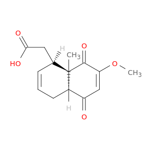 1-Naphthaleneaceticacid, 1,4,4a,5,8,8a-hexahydro-7-methoxy-8a-methyl-5,8-dioxo-, (1a,4ab,8ab)- (9CI)