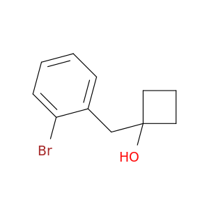 1-[(2-Bromophenyl)methyl]cyclobutan-1-ol