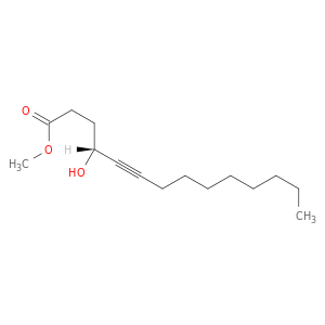 5-Tetradecynoic acid, 4-hydroxy-, methyl ester, (R)-