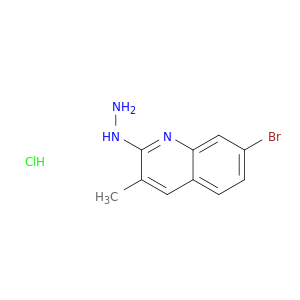 7-Bromo-2-hydrazinyl-3-methylquinoline hydrochloride