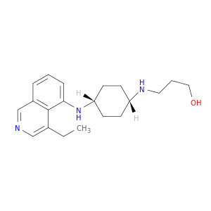 1-Propanol, 3-[[cis-4-[(4-ethyl-5-isoquinolinyl)amino]cyclohexyl]amino]-