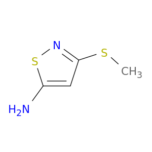 5-Isothiazolamine, 3-(methylthio)-