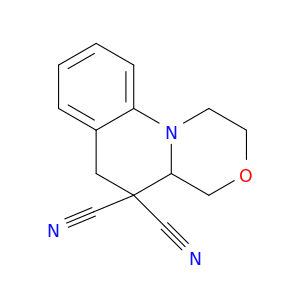 [1,4]Oxazino[4,3-a]quinoline-5,5(6H)-dicarbonitrile, 1,2,4,4a-tetrahydro-