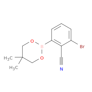 3-Bromo-2-cyanophenylboronic acid neopentyl glycol ester