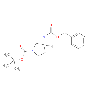 (S)-3-N-苄氧羰基氨基-1-N-叔丁氧羰基吡咯烷