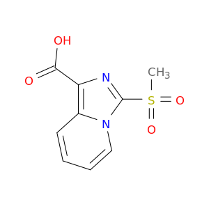 3-Methanesulfonylimidazo[1,5-a]pyridine-1-carboxylic Acid