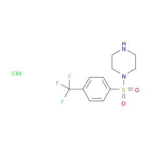 1-(4-Trifluoromethyl-benzenesulfonyl)-piperazine hydrochloride