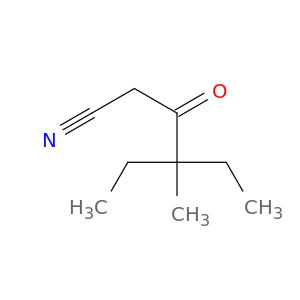 Hexanenitrile, 4-ethyl-4-methyl-3-oxo-