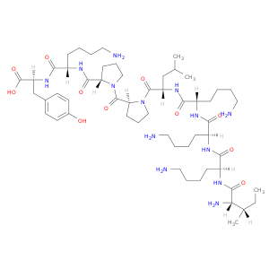 L-Tyrosine, L-isoleucyl-L-lysyl-L-lysyl-L-lysyl-L-leucyl-L-prolyl-L-prolyl-L-lysyl-