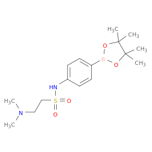 2-(二甲基氨基)-N-[4-(4,4,5,5-四甲基-1,3,2-二氧杂硼杂环戊烷-2-基)苯基]乙磺酰胺