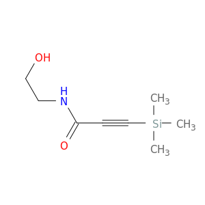 2-Propynamide, N-(2-hydroxyethyl)-3-(trimethylsilyl)-