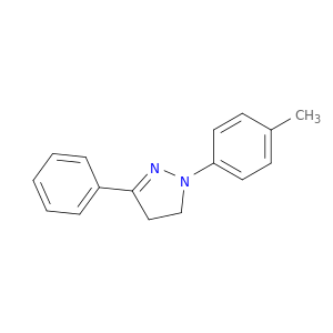1H-Pyrazole, 4,5-dihydro-1-(4-methylphenyl)-3-phenyl-