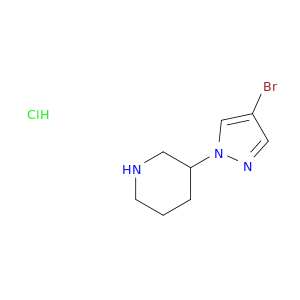 3-(4-溴-1H-吡唑-1-基)哌啶盐酸盐