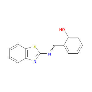 Phenol, 2-[(2-benzothiazolylimino)methyl]-