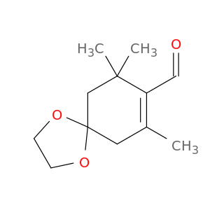 1,4-Dioxaspiro[4.5]dec-7-ene-8-carboxaldehyde, 7,9,9-trimethyl-
