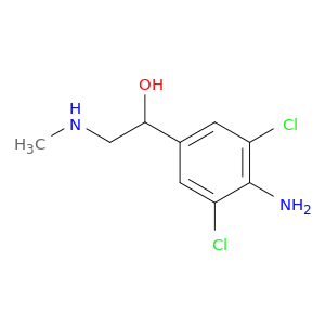 1-(4-amino-3,5-dichlorophenyl)-2-(methylamino)ethanol