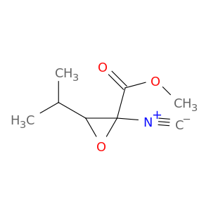 Oxiranecarboxylic acid, 2-isocyano-3-(1-methylethyl)-, methyl ester