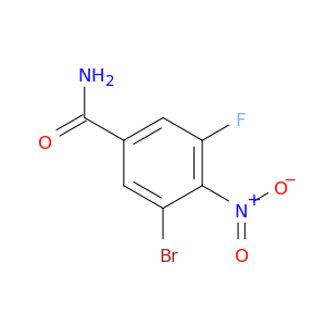 3-Bromo-5-fluoro-4-nitrobenzamide
