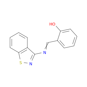 Phenol, 2-[(1,2-benzisothiazol-3-ylimino)methyl]-