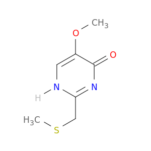 4(1H)-Pyrimidinone, 5-methoxy-2-[(methylthio)methyl]-