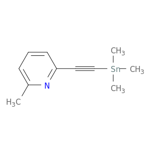 Pyridine, 2-methyl-6-[(trimethylstannyl)ethynyl]-