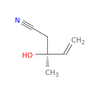 4-Pentenenitrile, 3-hydroxy-3-methyl-, (3S)-