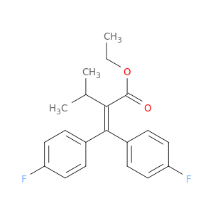 Butanoic acid, 2-[bis(4-fluorophenyl)methylene]-3-methyl-, ethyl ester
