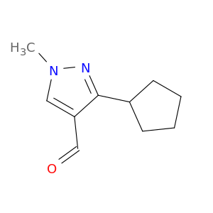 3-Cyclopentyl-1-methyl-1H-pyrazole-4-carbaldehyde