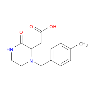 [1-(4-Methylbenzyl)-3-oxo-2-piperazinyl]acetic Acid