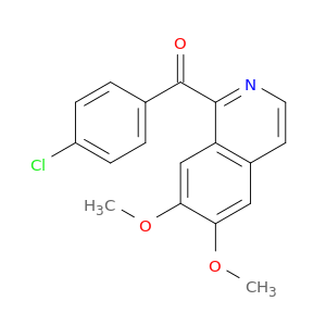 Methanone, (4-chlorophenyl)(6,7-dimethoxy-1-isoquinolinyl)-