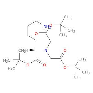 Di-tert-butyl 2,2'-((6-amino-1-(tert-butoxy)-1-oxohexan-2-yl)azanediyl)(S)-diacetate