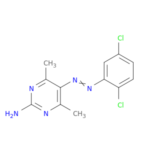 2-Pyrimidinamine,5-[2-(2,5-dichlorophenyl)diazenyl]-4,6-dimethyl-