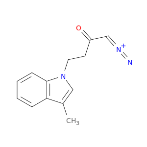 2-Butanone, 1-diazo-4-(3-methyl-1H-indol-1-yl)-