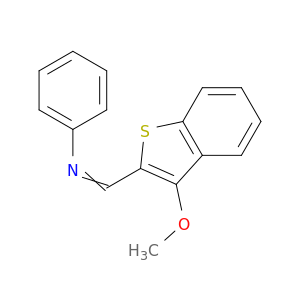 Benzenamine, N-[(3-methoxybenzo[b]thien-2-yl)methylene]-