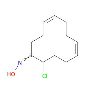 4,8-Cyclododecadien-1-one, 12-chloro-, oxime