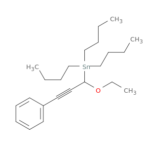 Stannane, tributyl(1-ethoxy-3-phenyl-2-propynyl)-