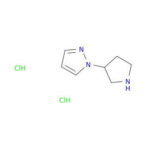 1H-吡唑,1-(3-吡咯烷基)-,盐酸盐(1：2)
