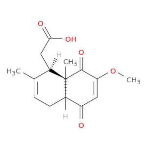1-Naphthaleneaceticacid, 1,4,4a,5,8,8a-hexahydro-7-methoxy-2,8a-dimethyl-5,8-dioxo-, (1a,4ab,8ab)- (9CI)