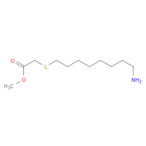Acetic acid, [(8-aminooctyl)thio]-, methyl ester